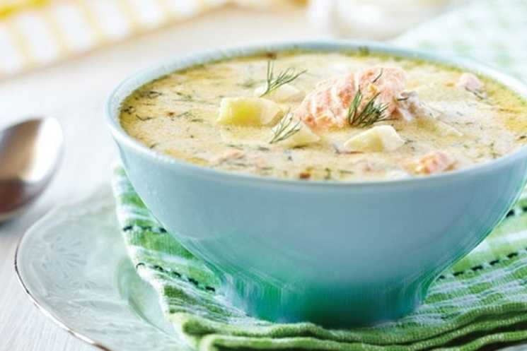 Брокколи-картофельный суп с сыром